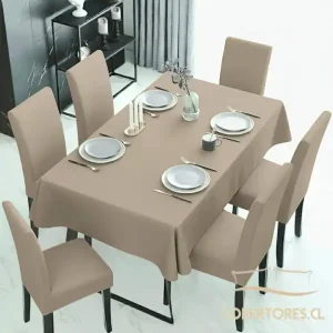 PACK MANTEL + FUNDAS DE SILLA M92