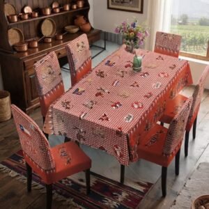 SET MANTEL + FUNDA SILLA CHILE P08
