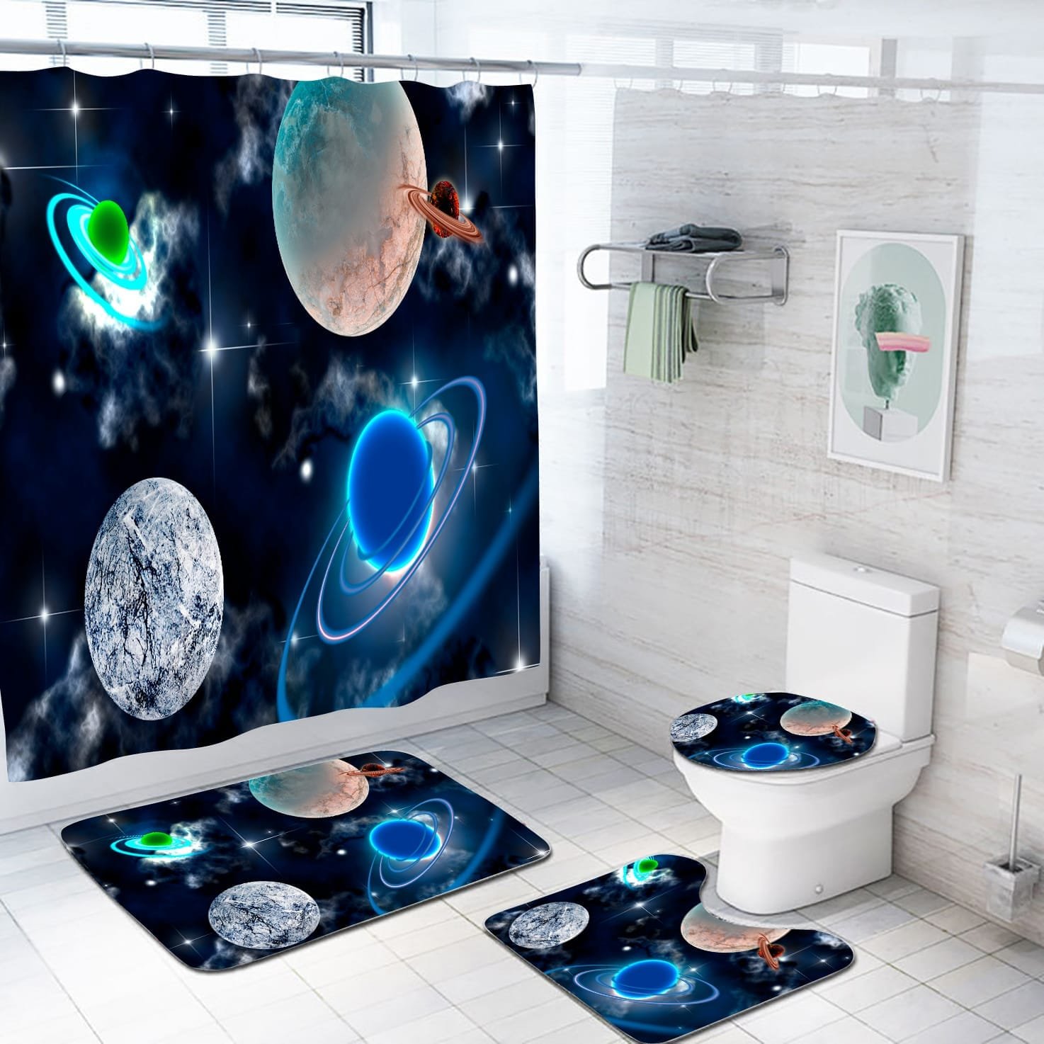 SET 4 PIEZAS PLANETAS